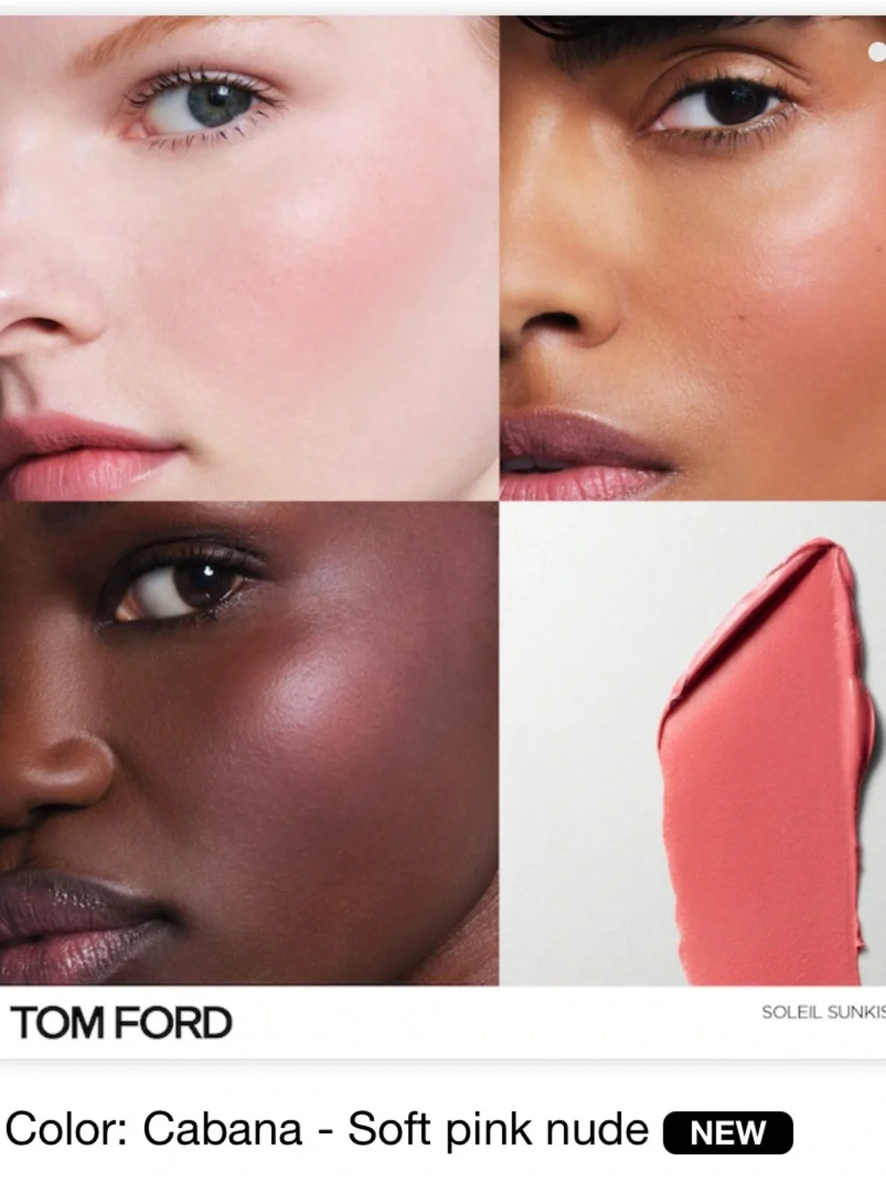 TOM FORD Soleil Sunkissed Liquid Cream Blush in Cabana